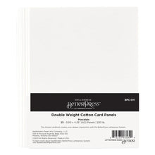 Load image into Gallery viewer, Spellbinders-cardstock - Better Press-Double Weight Cotton Card Panels- 25 pack - Design Creative Bling

