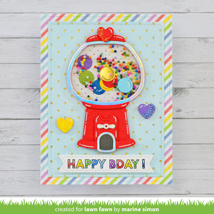 Lawn Fawn - build-a-gumball machine lawn cuts - lawn cuts - Design Creative Bling