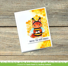 Load image into Gallery viewer, Lawn Fawn-Clear Stamps- henry's build-a-sentiment: honey bee
