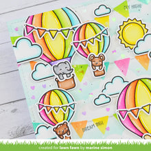 Cargar imagen en el visor de la galería, Lawn Fawn - bunting background stencils - lawn cuts - Design Creative Bling
