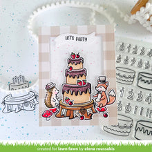 Load image into Gallery viewer, Lawn Fawn - cake it easy - clear stamp set - Design Creative Bling
