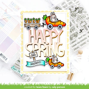 Lawn Fawn-Clear Stamps-Carrot 'bout You Banner - Design Creative Bling