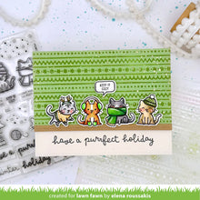 Load image into Gallery viewer, Lawn Fawn - Clear Acrylic Stamps - cozy cats - Design Creative Bling

