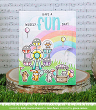 Load image into Gallery viewer, Lawn Fawn - wheely great day - clear stamp set - Design Creative Bling
