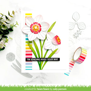 Lawn Fawn - darling daffodils - Lawn Cuts - Dies - Design Creative Bling