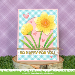 Lawn Fawn - darling daffodils - Lawn Cuts - Dies - Design Creative Bling