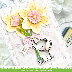 Lawn Fawn - elephant parade add-on - clear stamp set