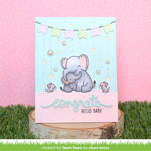 Lawn Fawn - dotted moon and stars backdrop: portrait - Lawn Cuts - Dies