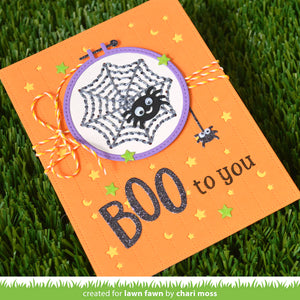 Lawn Fawn - Embroidery Hoop Snowflake Add-on - lawn cuts