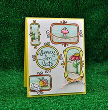 Carica l&#39;immagine nel visualizzatore di Gallery, Lawn Fawn - flirty frames - clear stamp set - Design Creative Bling

