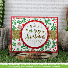 Charger l&#39;image dans la galerie, Lawn Fawn-foiled sentiments: merry christmas-hot foil - Design Creative Bling
