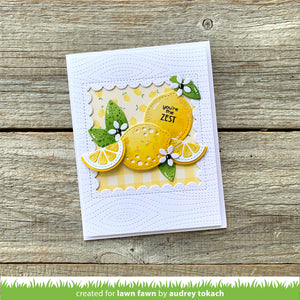 Lawn Fawn - tiny tag sayings: fruit - clear stamp set