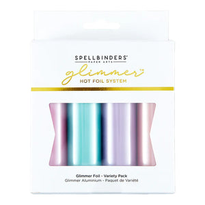 Spellbinders-Glimmer Hot Foil Roll - 4-PACK SATIN PASTELS - Design Creative Bling