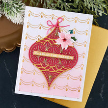 Load image into Gallery viewer, Spellbinders - Glimmer Hot Foil Plates - Glimmering Swag GLIMMER HOT FOIL PLATE FROM SEALED FOR THE HOLIDAYS COLLECTION - Design Creative Bling
