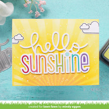 Load image into Gallery viewer, Lawn Fawn - giant hello sunshine - Lawn Cuts - Dies - Design Creative Bling
