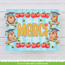 Carica l&#39;immagine nel visualizzatore di Gallery, Lawn Fawn - giant outlined merci lawn cuts - lawn cuts - Design Creative Bling
