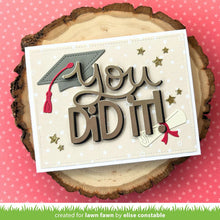 Load image into Gallery viewer, Lawn Fawn - woodland critter huggers graduation add-on - lawn cuts - Design Creative Bling
