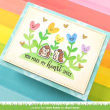 Cargar imagen en el visor de la galería, Lawn Fawn - heart garden stencil - lawn cuts - Design Creative Bling
