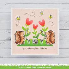 Charger l&#39;image dans la galerie, Lawn Fawn - heart garden stencil - lawn cuts - Design Creative Bling
