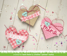 Load image into Gallery viewer, Lawn Fawn - heart pouch dotted hearts add-on - lawn cuts - Design Creative Bling
