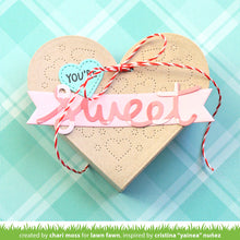 Cargar imagen en el visor de la galería, Lawn Fawn - heart pouch dotted hearts add-on - lawn cuts - Design Creative Bling
