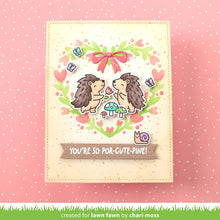 Load image into Gallery viewer, Lawn Fawn - heart wreath stencils - lawn cuts - Design Creative Bling
