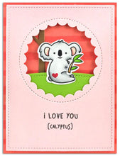 Carica l&#39;immagine nel visualizzatore di Gallery, Lawn Fawn - i love you(calyptus) - clear stamp set - Design Creative Bling
