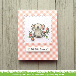 Lawn Fawn - i love you(calyptus) - clear stamp set - Design Creative Bling