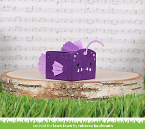 Lawn Fawn-Lawn Cuts-Dies-tiny gift box anglerfish add-on - Design Creative Bling