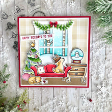 Load image into Gallery viewer, Lawn Fawn - little snow globe: dog - clear stamp set - Design Creative Bling
