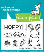 Charger l&#39;image dans la galerie, Lawn Fawn - hoppy easter - clear stamp set
