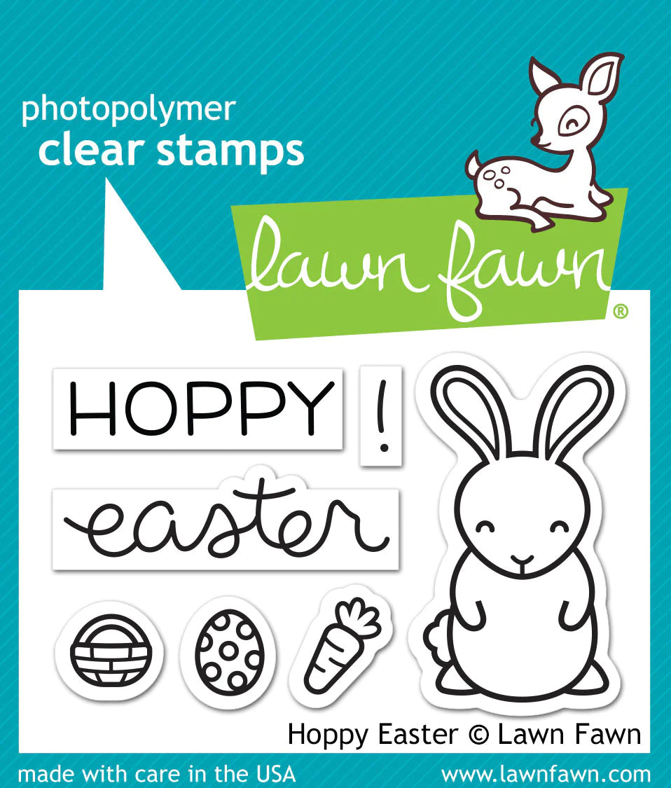 Lawn Fawn - hoppy easter - clear stamp set