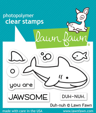 Lawn Fawn - duh-nuh - clear stamp set - Design Creative Bling