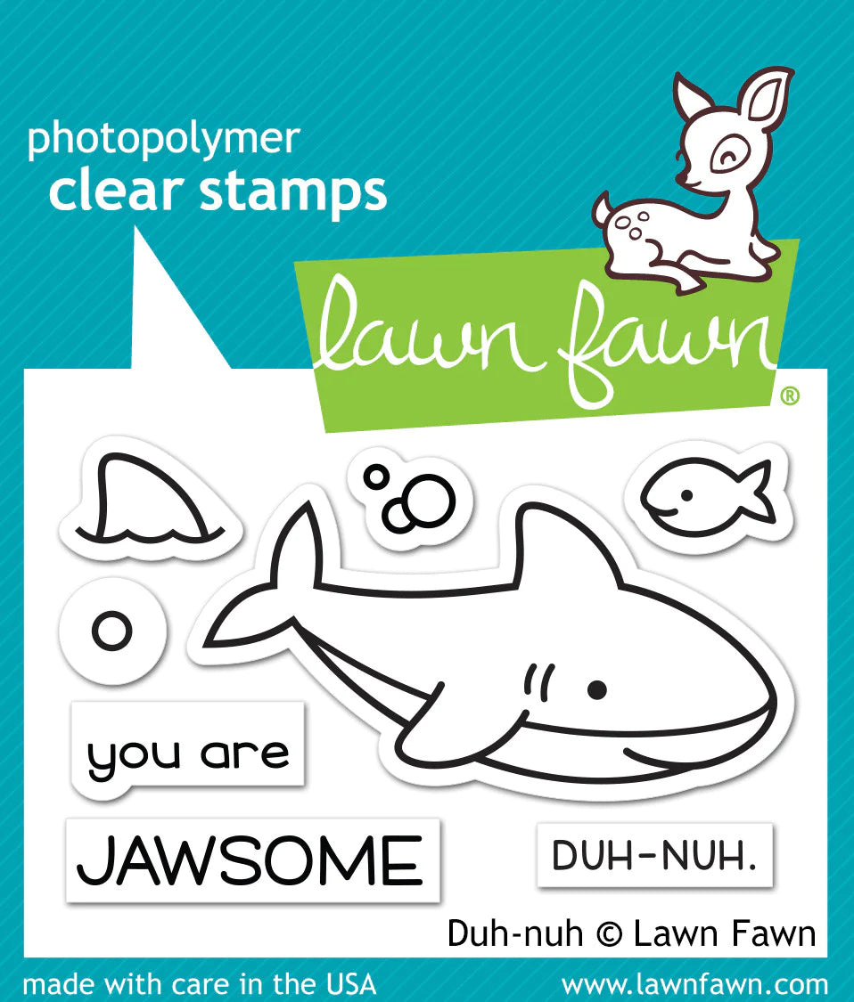Lawn Fawn - duh-nuh - clear stamp set