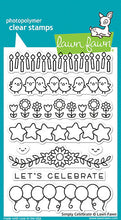 Carica l&#39;immagine nel visualizzatore di Gallery, Lawn Fawn - simply celebrate - clear stamp set - Design Creative Bling
