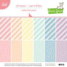 Cargar imagen en el visor de la galería, Lawn fawn - stripes &#39;n sprinkles collection pack - 12x12
