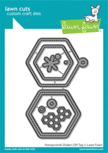 Load image into Gallery viewer, Lawn Fawn - honeycomb shaker gift tag - lawn cuts - Design Creative Bling
