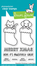 Lade das Bild in den Galerie-Viewer, Lawn Fawn - pawsitive christmas clear stamp set - Design Creative Bling
