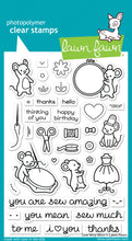 Load image into Gallery viewer, Lawn Fawn - sew very mice - clear stamp set
