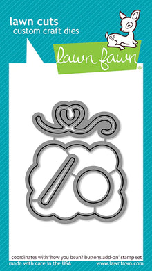 Lawn Fawn - how you bean? buttons add-on - lawn cuts - lawn cuts - Design Creative Bling