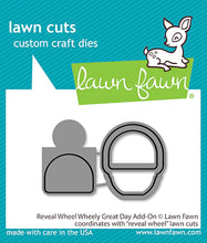 Load image into Gallery viewer, Lawn Fawn - reveal wheel wheely great day add-on - lawn cuts
