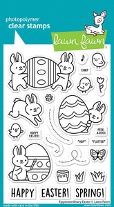 Lawn Fawn - eggstraordinary easter - clear stamp set - Design Creative Bling