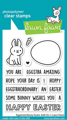 Lawn Fawn - eggstraordinary easter add-on - clear stamp set - Design Creative Bling