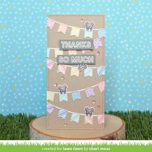 Lawn Fawn - offset sayings: everyday - clear stamp set
