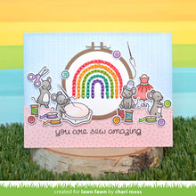 Cargar imagen en el visor de la galería, Lawn Fawn - embroidery hoop rainbow add-on - Lawn Cuts - Dies

