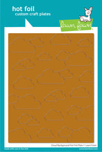 Cargar imagen en el visor de la galería, Lawn Fawn-cloud background hot foil plate-hot foil
