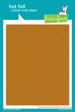 Lawn Fawn-cloud background hot foil plate-hot foil - Design Creative Bling