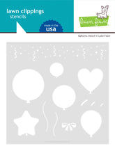 Carica l&#39;immagine nel visualizzatore di Gallery, Lawn Fawn -  balloons stencil - lawn cuts - Design Creative Bling
