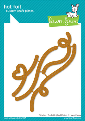 Lawn Fawn-stitched trails hot foil plates-hot foil - Design Creative Bling