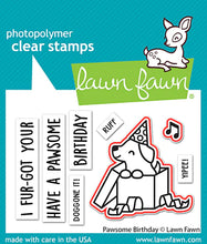 Charger l&#39;image dans la galerie, Lawn Fawn-Lawn Cuts-Dies-pawsome birthday lawn cuts - Design Creative Bling
